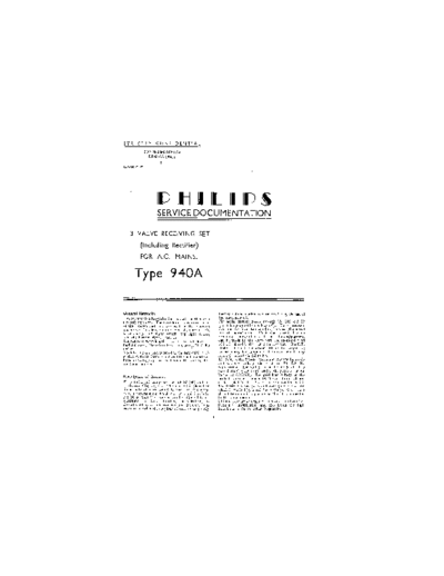 Philips 940A Philips 940A
Philips 940 A
Philips 940A/15
Philips 940A - 15